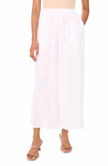 Vince Camuto Crinkled Drawstring Waist Pants