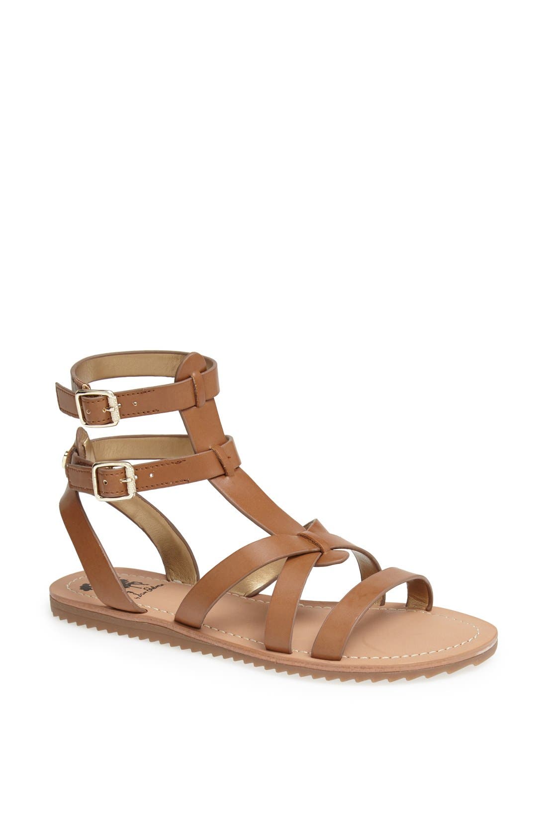 Circus by Sam Edelman 'Selma' Gladiator Sandal, Main, color, SADDLE