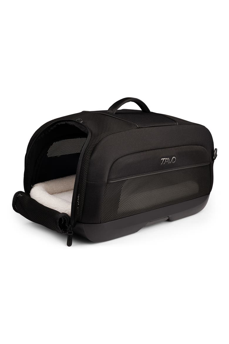 Dupree I Airline Carry-on Pet Car Seat, Main, color, BLACK