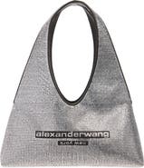 Alexander Wang Pike Mini Crystal Hobo Bag