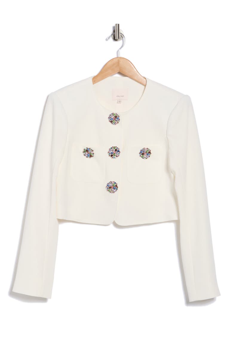 Auden Crop Jacket, Alternate, color, IVORY