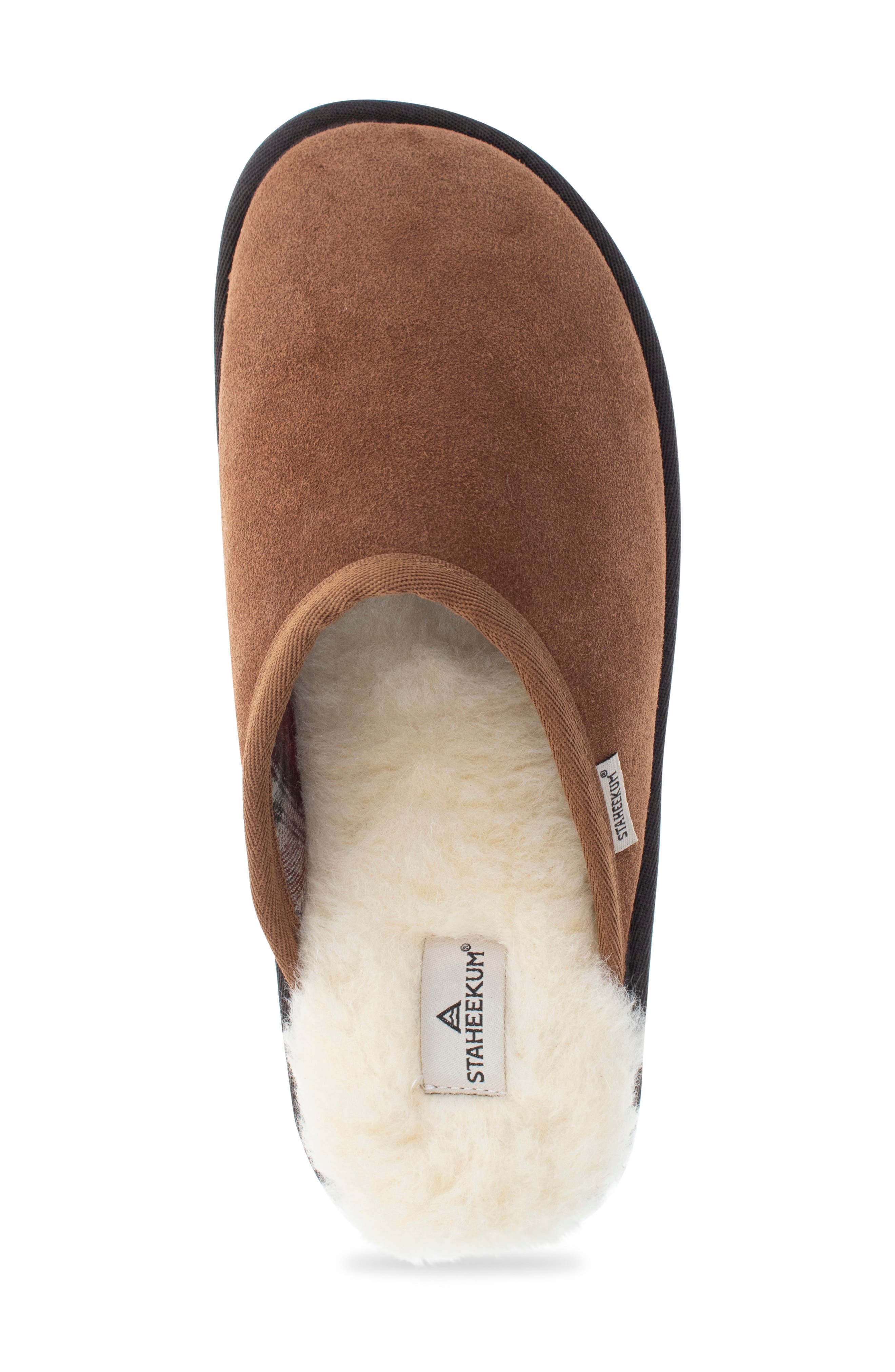Staheekum Alpine Faux Fur Lined Slipper, Alternate, color, Wheat