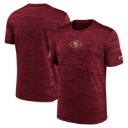 Nike Men's Nike Scarlet San Francisco 49ers Big & Tall Sideline Velocity Performance T-Shirt