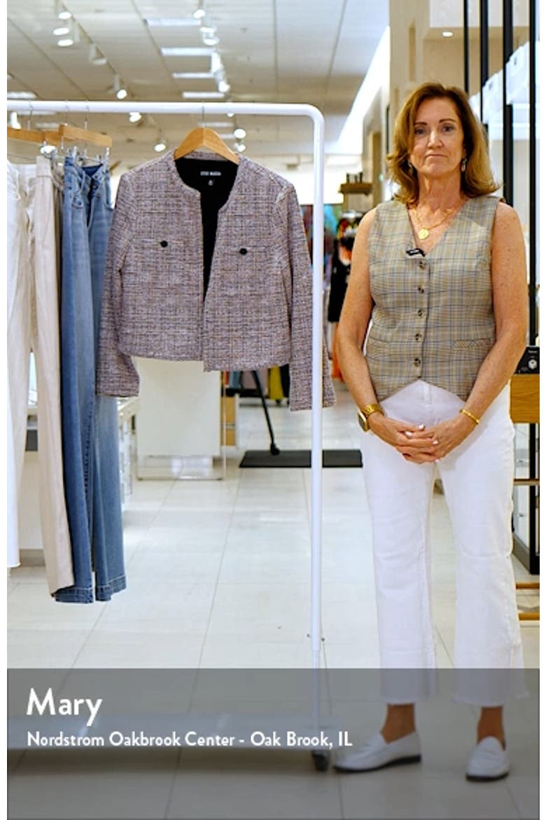 Manon Tweed Crop Jacket video