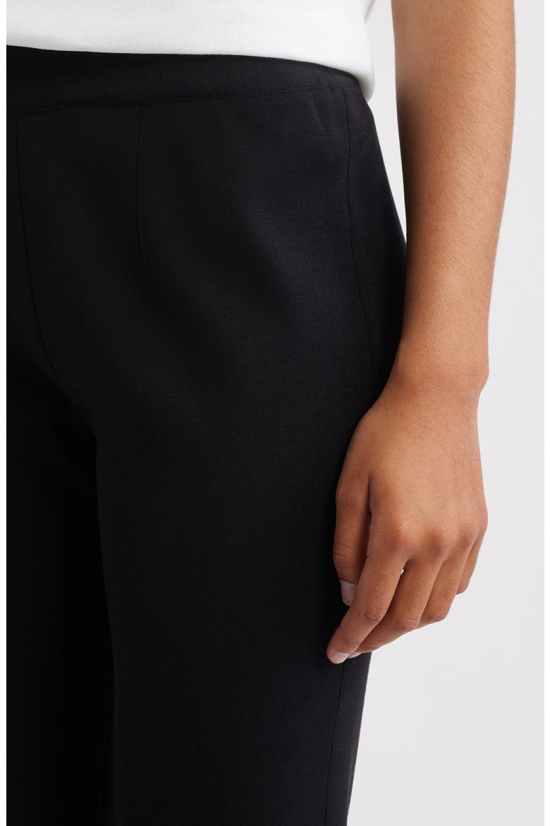 Nancy Slim Leg Knit Pants, Alternate, color, BLACK
