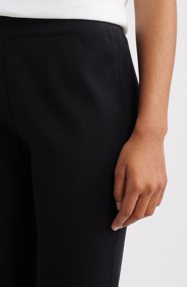 Misook Nancy Slim Leg Knit Pants, Alternate, color, Black
