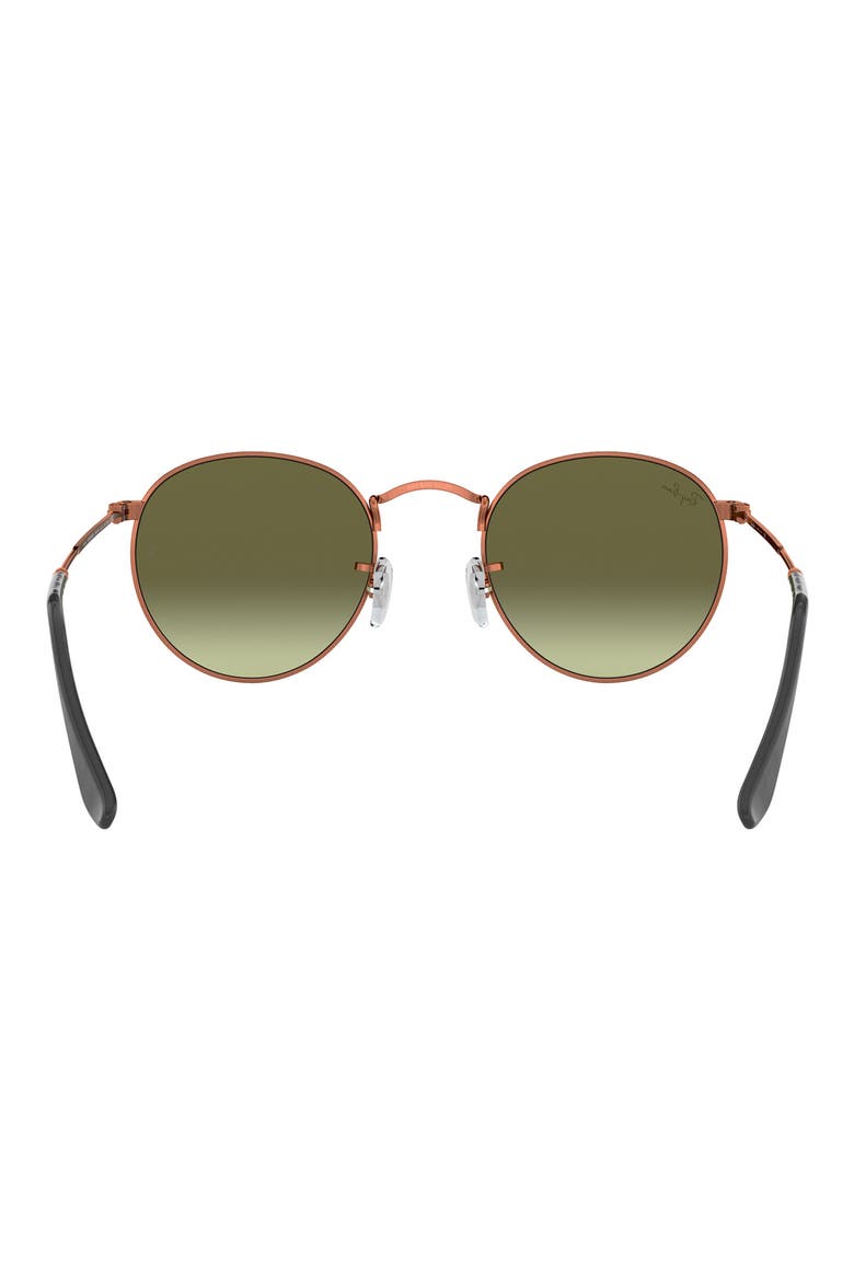 47mm Gradient Round Sunglasses, Alternate, color, TAUPE