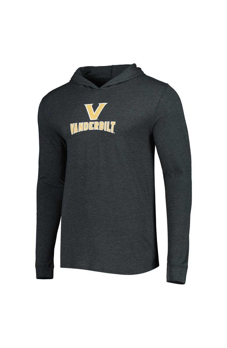 CONCEPTS SPORT Men's Concepts Sport Black/Charcoal Vanderbilt Commodores Meter Pullover Hoodie & Pant Sleep Set, Alternate, color, Black