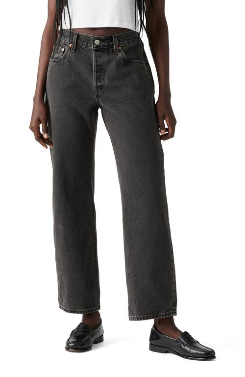 Levi's 501 90s High Rise Straight Ankle Jeans In Smooth Operator In Gray