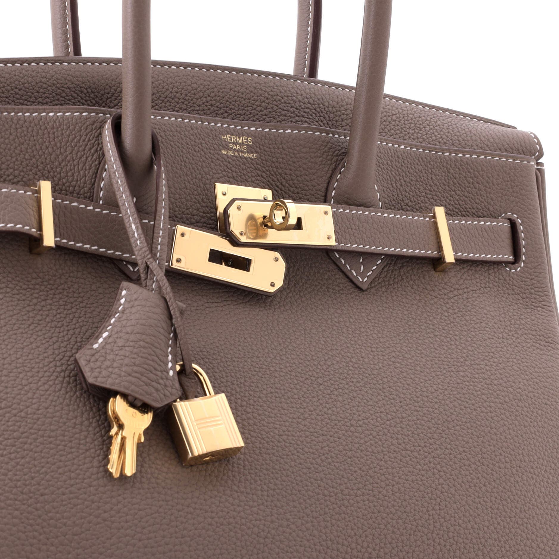 Birkin Handbag Grey Togo with Gold Hardware 30, Alternate, color, Grey