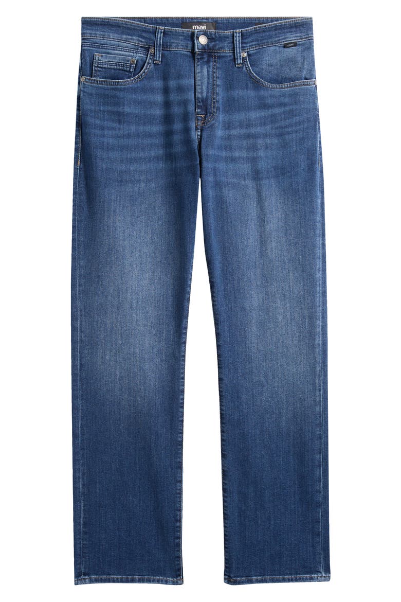 Matt Relaxed Straight Fit Jeans, Alternate, color, DEEP BRUSHED WILLIAMSBURG