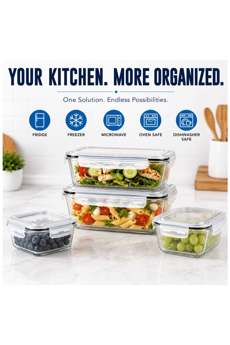 2-Piece Deep Glass Baking Dish Set, Alternate, color, NO COLOR