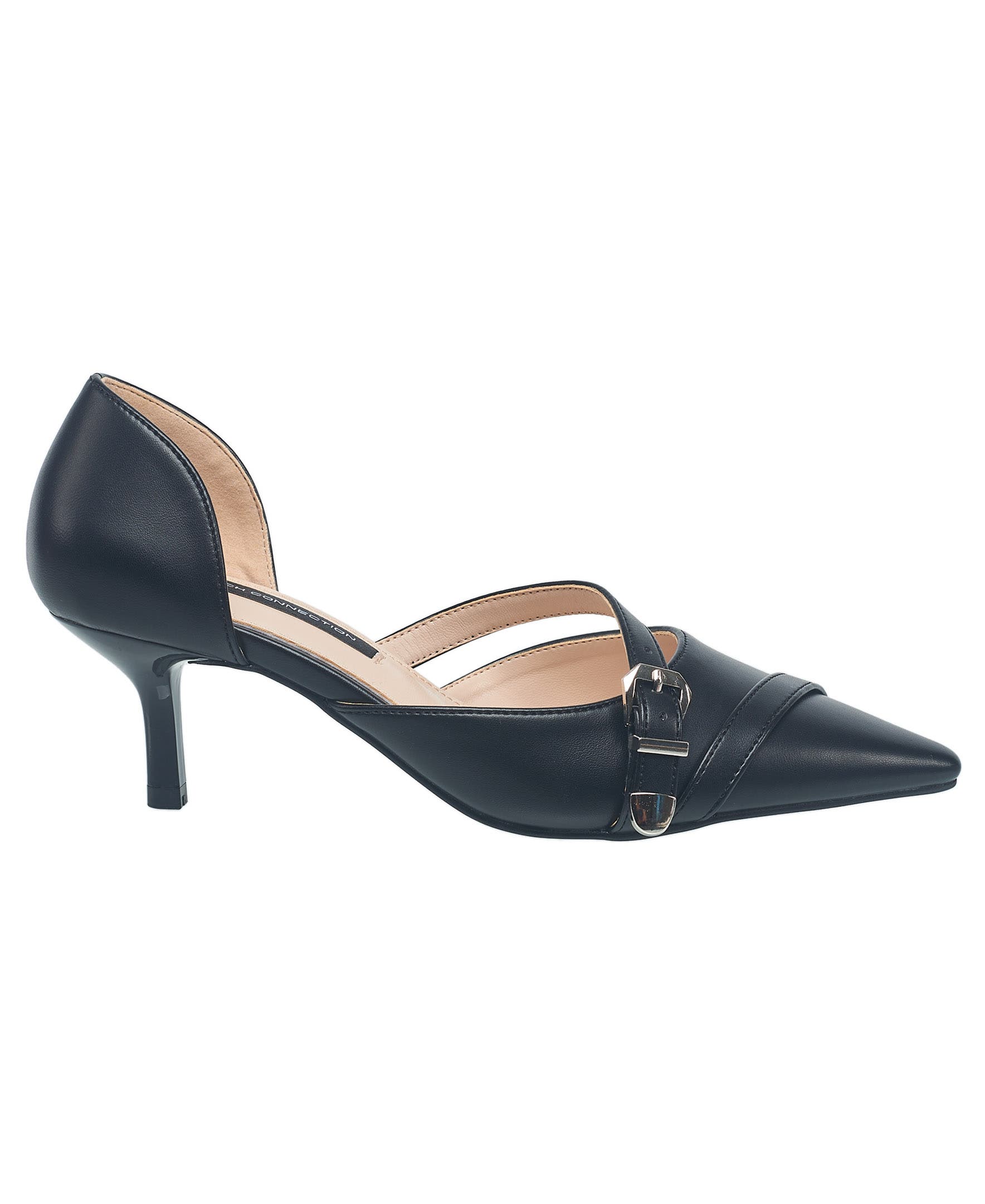 French Connection Ladies Elly Heel, Alternate, color, Black