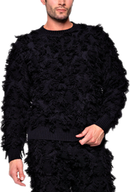 Dai Moda Men's Fusion Crew Neck Sweater