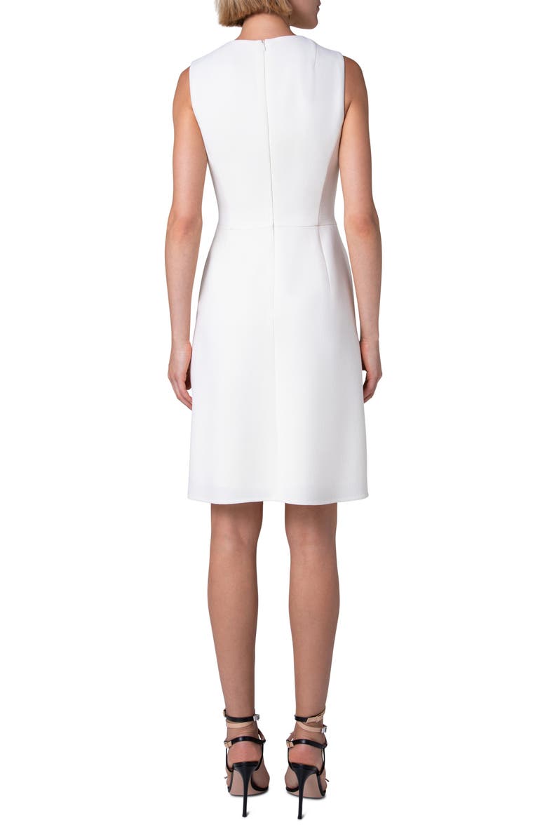Akris Sleeveless Double Face Wool Crepe Sheath Dress, Alternate, color, 