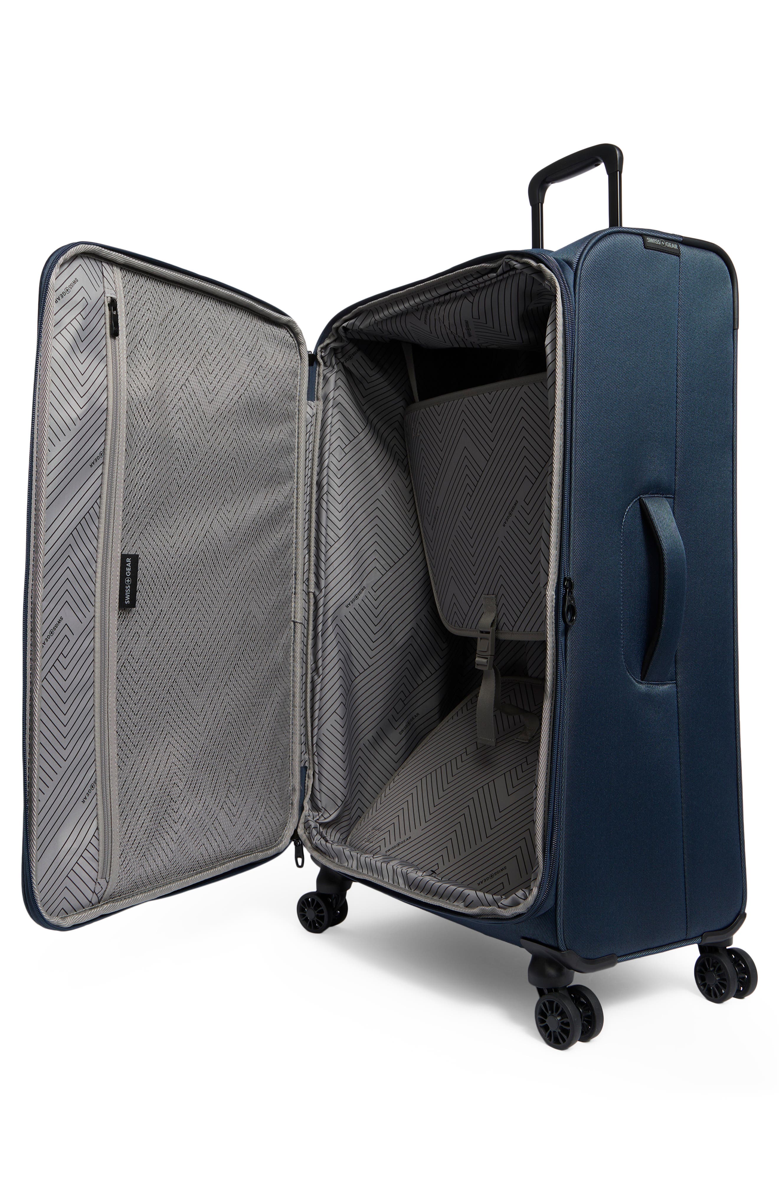 SWISSGEAR 28-Inch Softside Spinner Luggage, Alternate, color, Navy