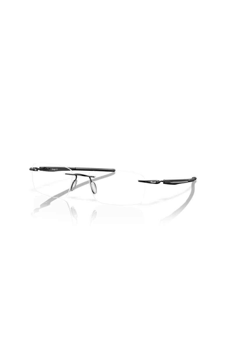 54mm Rectangle optical glasses, Main, color, Black