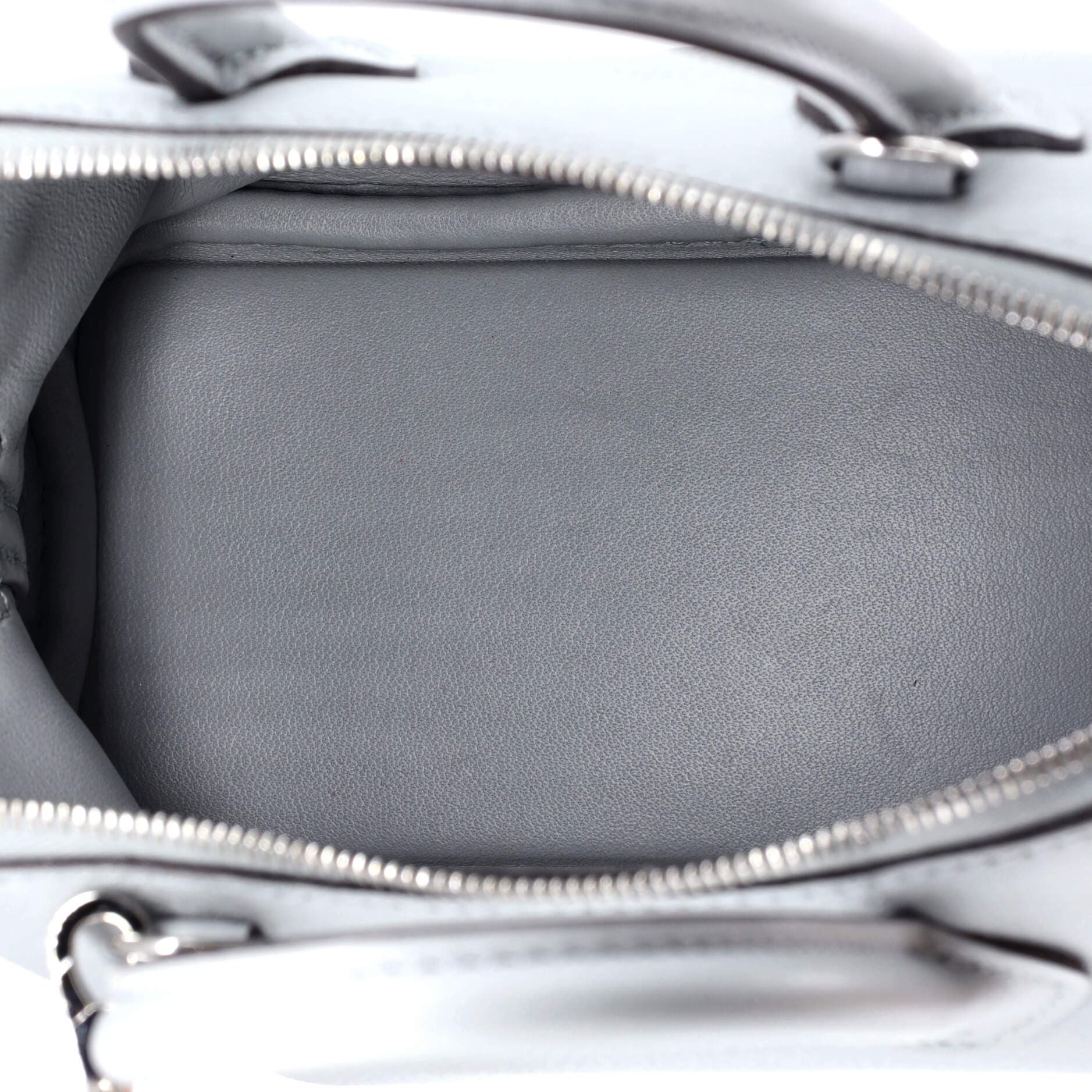 Pre-Owned Hermes Bolide 1923 Bag Evercolor Mini, Alternate, color, Bleu Glacier