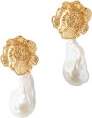 Astor & Orion Poppy Baroque Pearl Drops