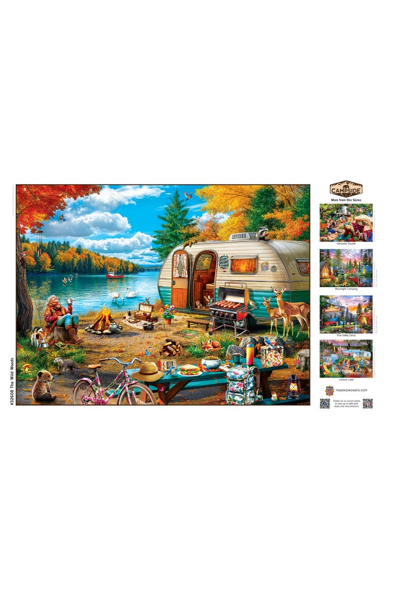 The Wild Woods 300 Piece Jigsaw Puzzle, Alternate, color, Multicolor