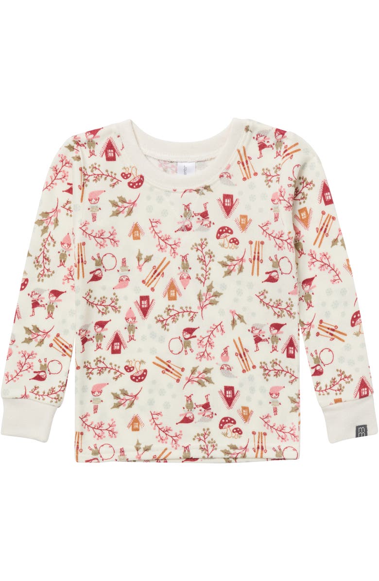 Modern Moments<sup>™</sup> by Gerber Hacci Sung Fit Footless Pajama Set, Alternate, color, Winter Joy