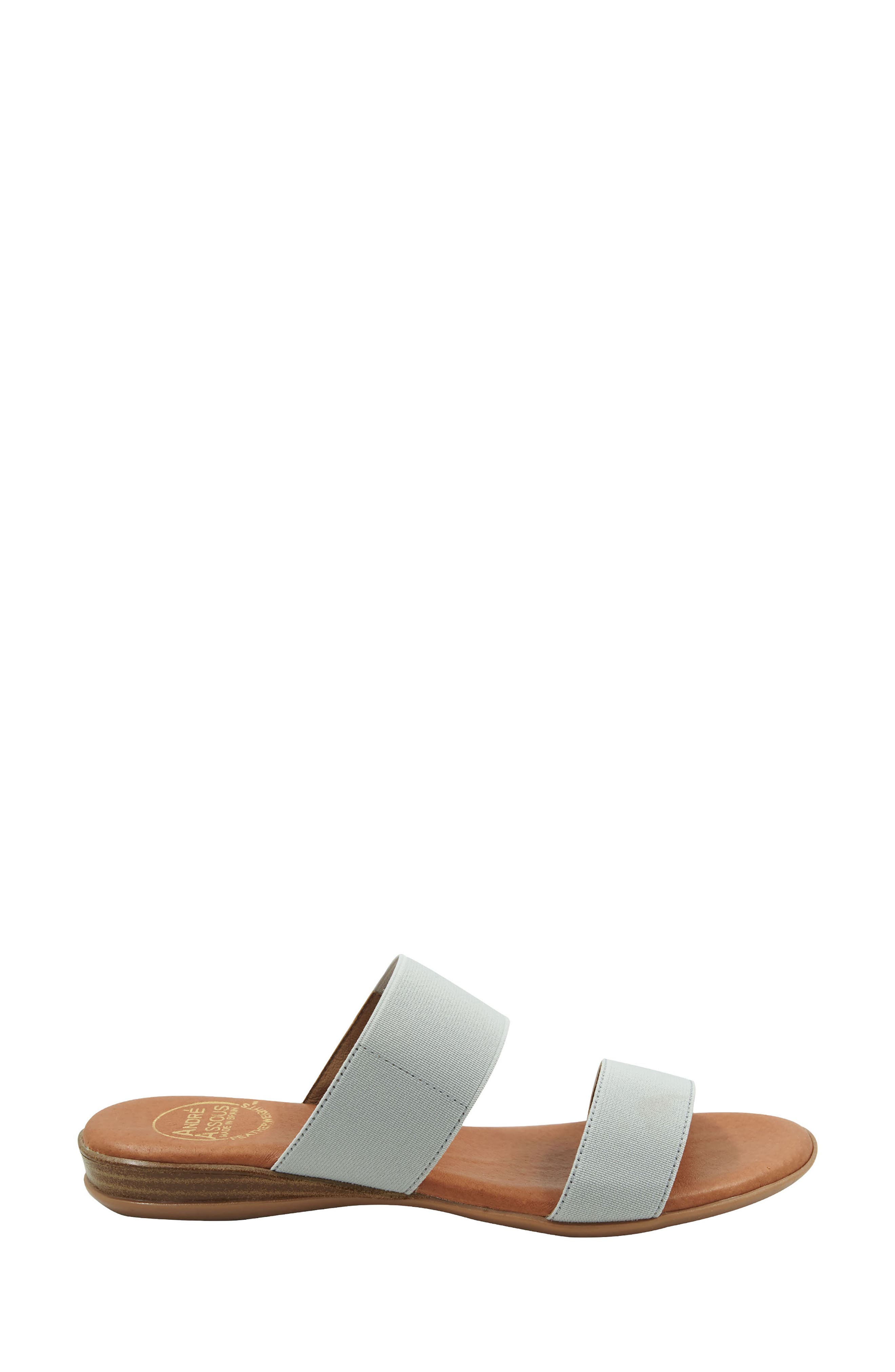 André Assous Nalen Featherweight Slide Sandal, Alternate, color, Grey