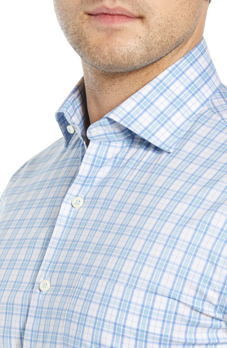 Peter Millar Portofino Tartan Performance Sport Shirt, Alternate, color, 