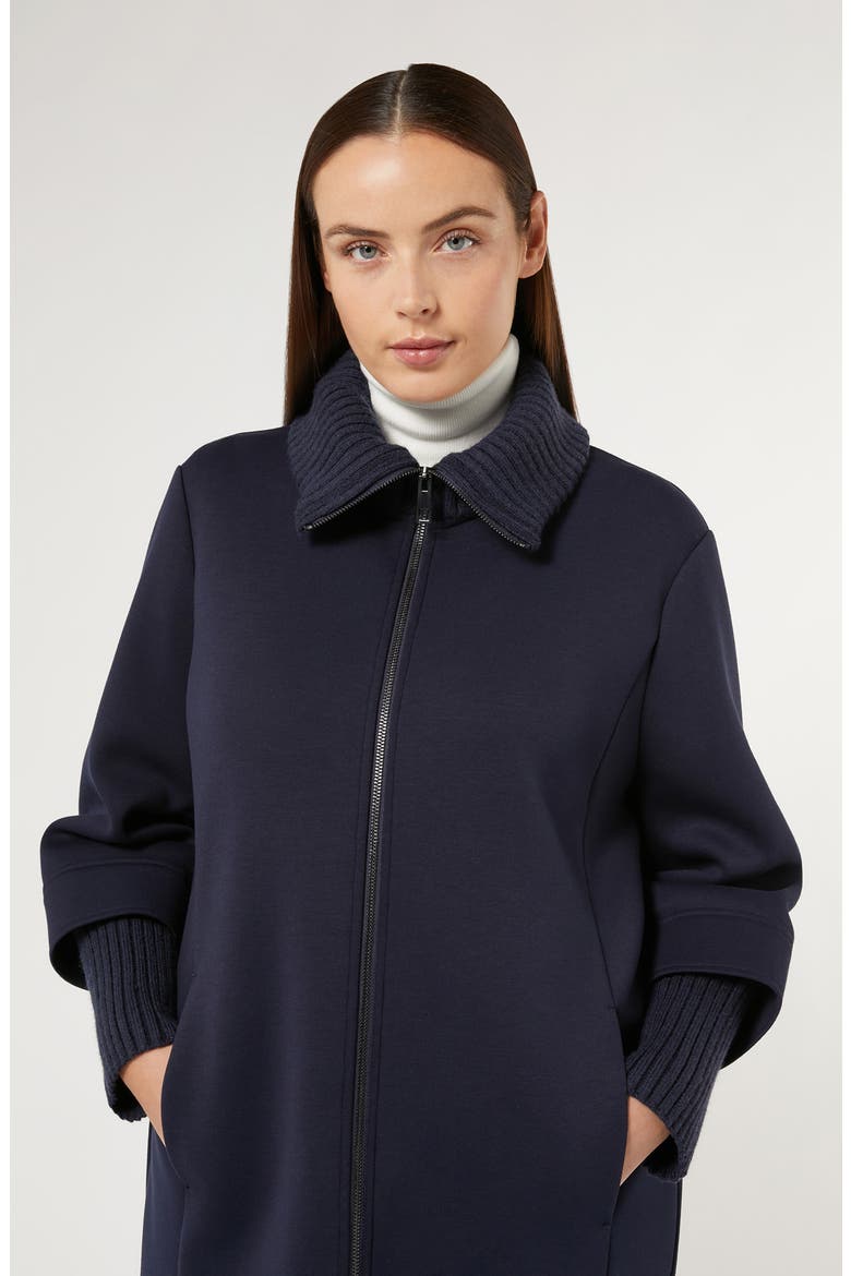 Melfi Double Jersey Jacket, Alternate, color, MIDNIGHTBLUE