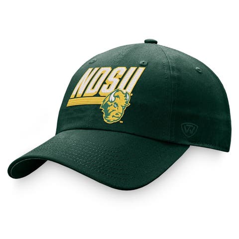 Men's Top of the World Green NDSU Bison Slice Adjustable Hat