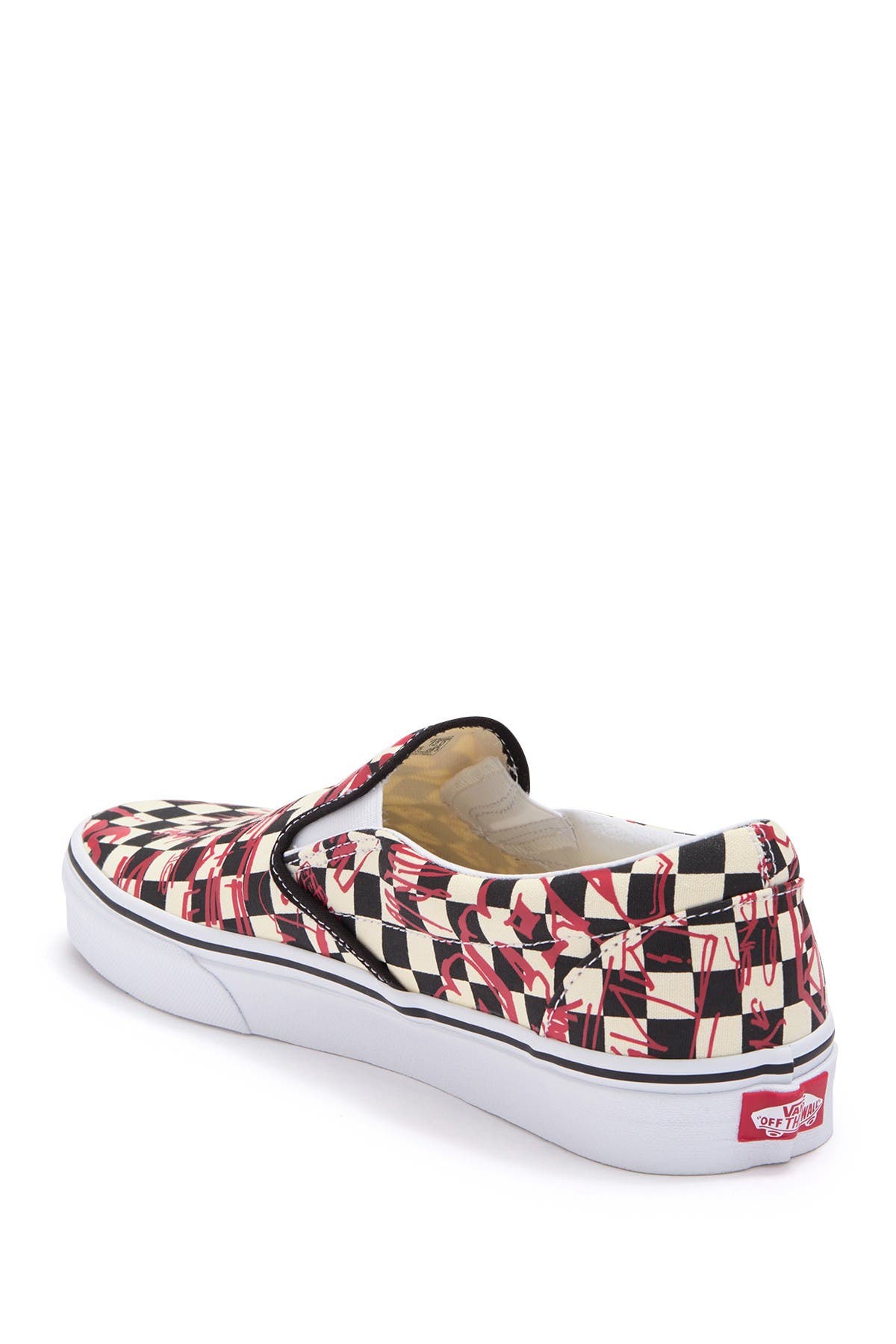 Vans Check Print Crew Classic Crew Slip-On Sneaker, Alternate, color, 