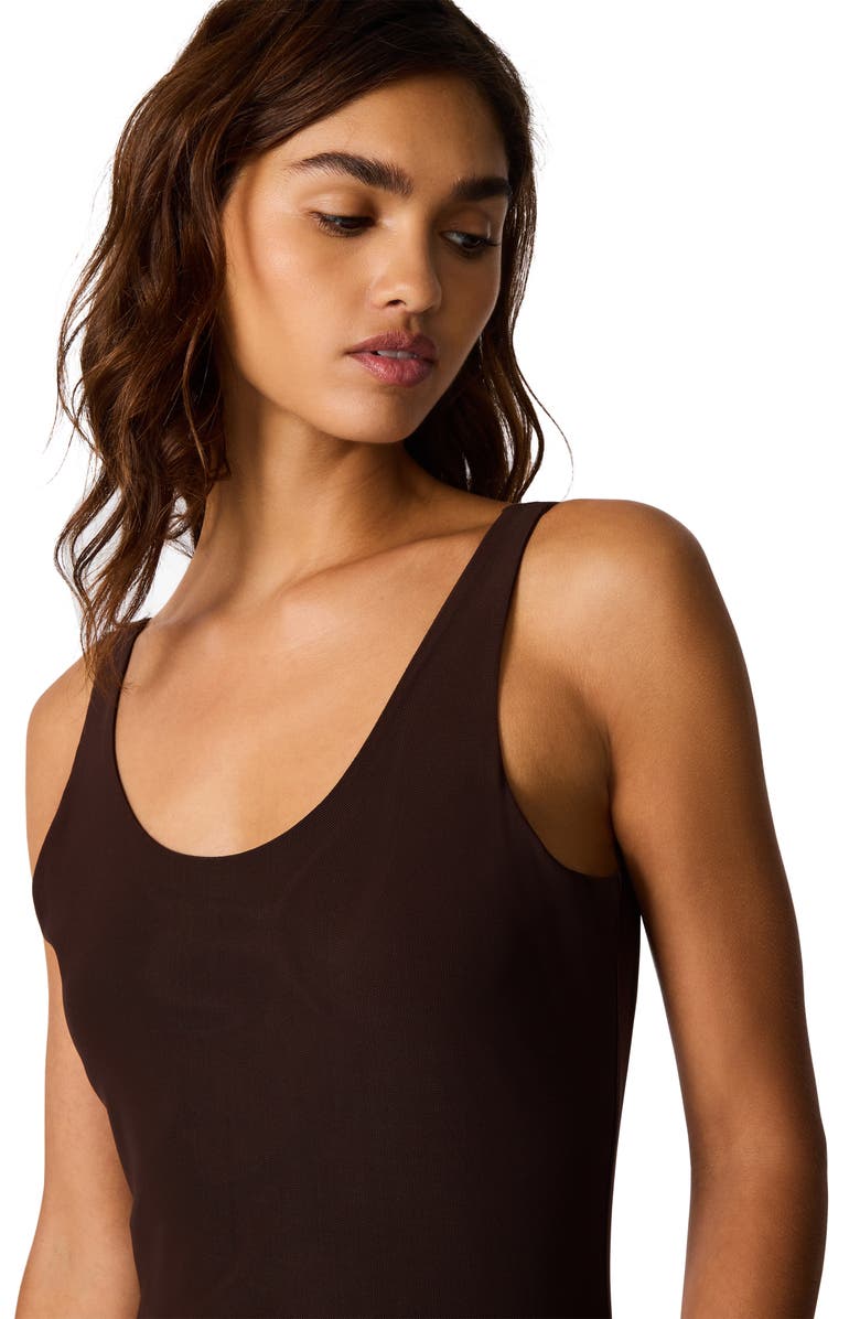 Steve Madden Sharlene Sleeveless Maxi Dress, Alternate, color, Chicory Coffee