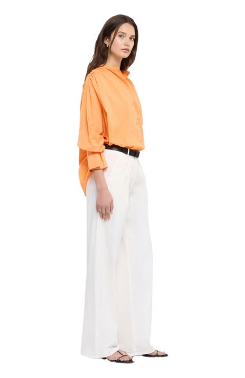 Gathered Voile Blouse