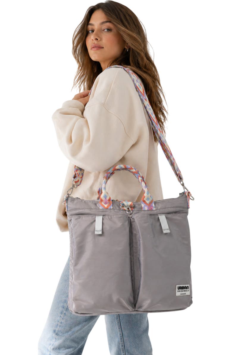 Urban Originals Como Tote Backpack, Alternate, color, Grey