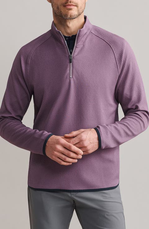 Purple Quarter-Zip Sweatshirts for Men | Nordstrom