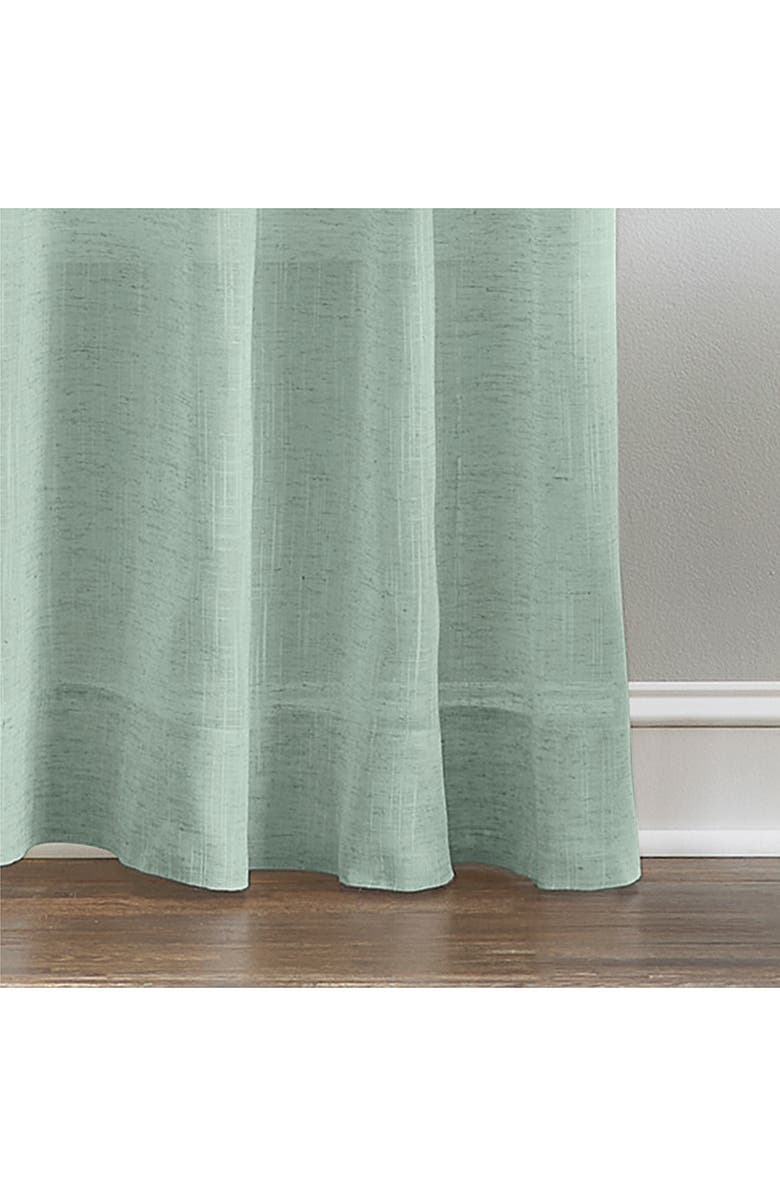 DKNY Classic Set of 2 Curtain Panels, Alternate, color, Sage