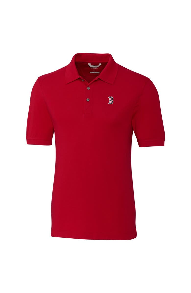 Cutter & Buck Men's Cutter & Buck Red Boston Red Sox Big & Tall Advantage Polo, Main, color, 