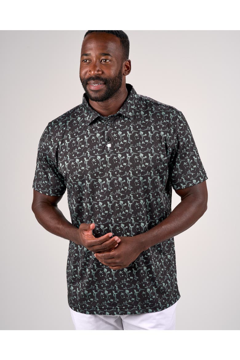 Night Lights Polo, Main, color, Black
