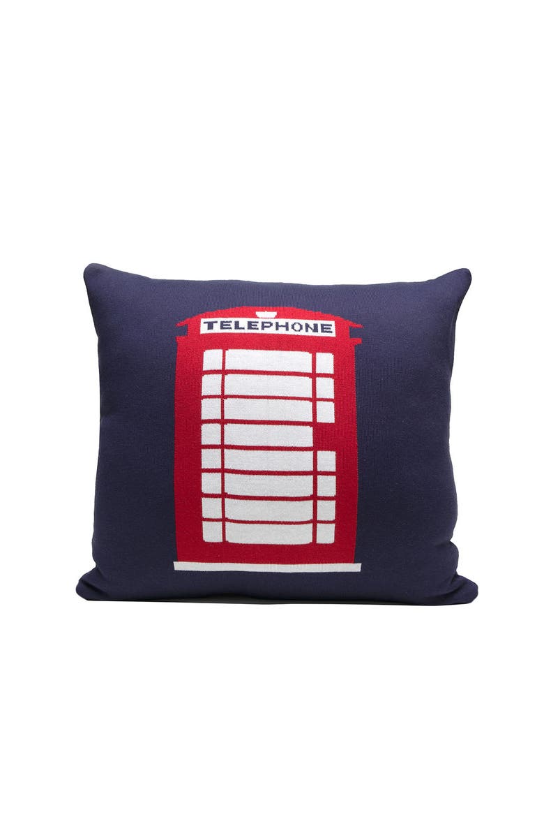 London Pillow, Main, color, Red