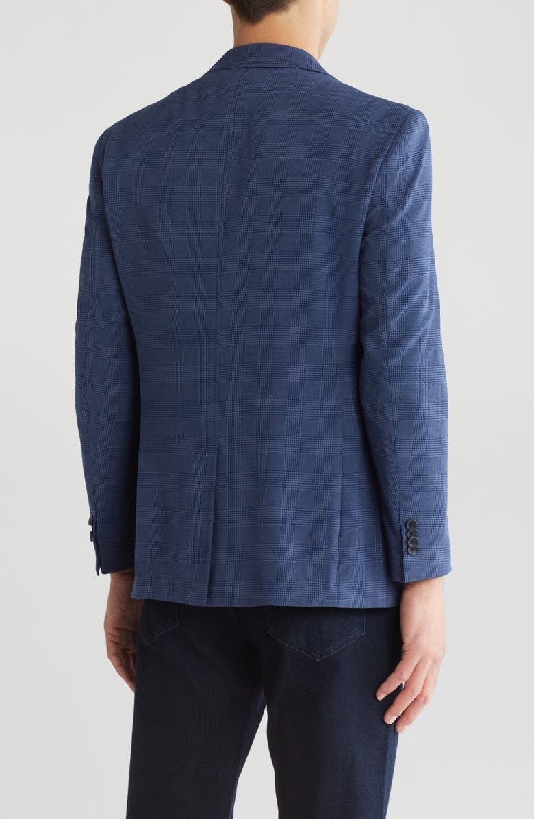 Lucky Brand Glen Plaid Sport Coat, Alternate, color, Navy