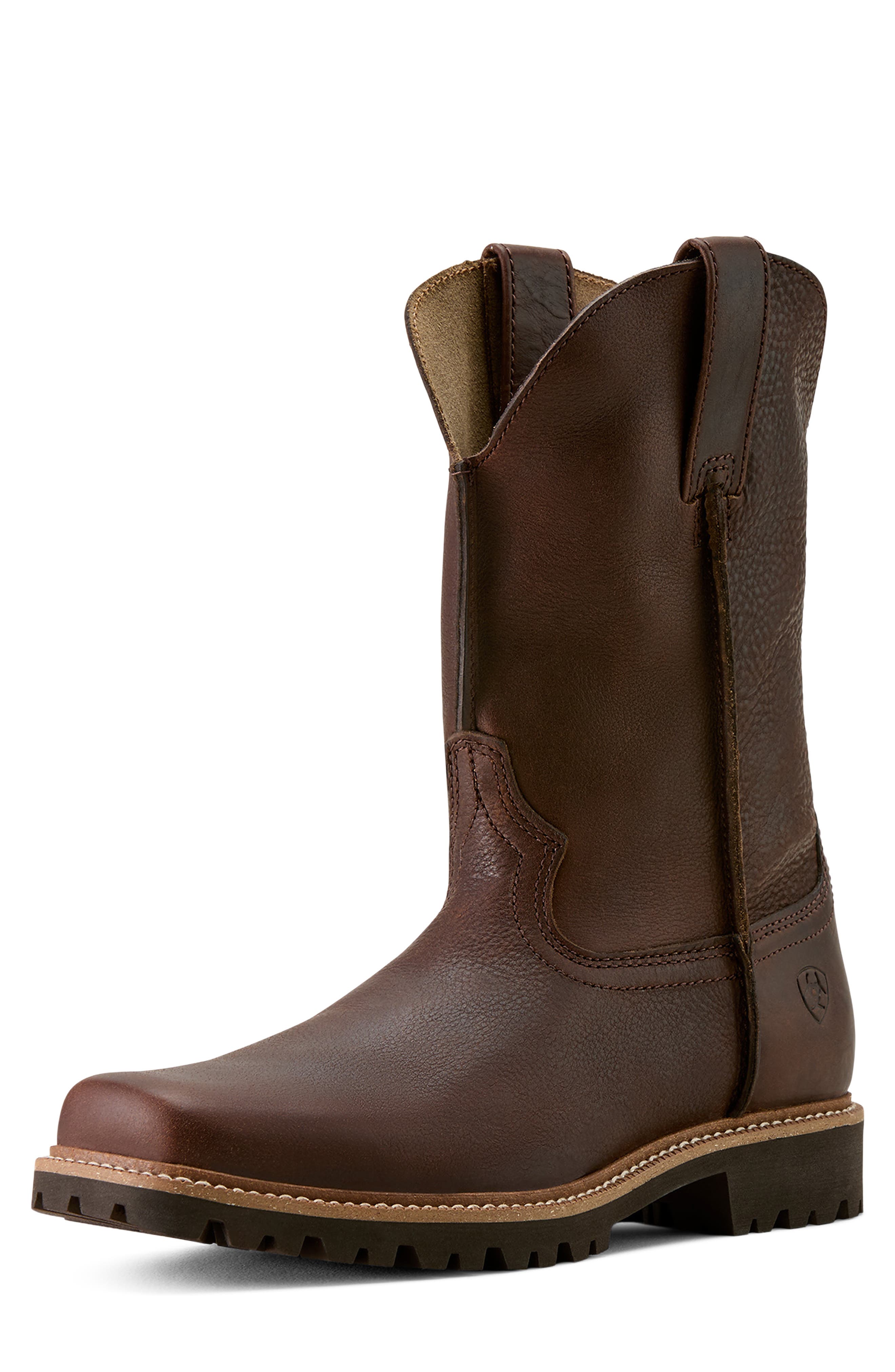 Ariat Stoney Creek Square Toe Western Boot, Alternate, color, Havana Brown