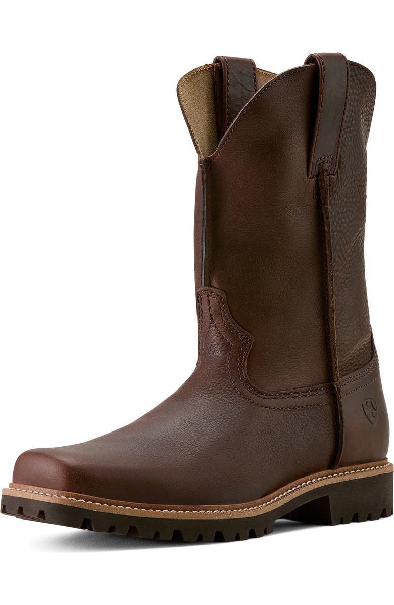 Ariat Stoney Creek Square Toe Western Boot, Alternate, color, Havana Brown
