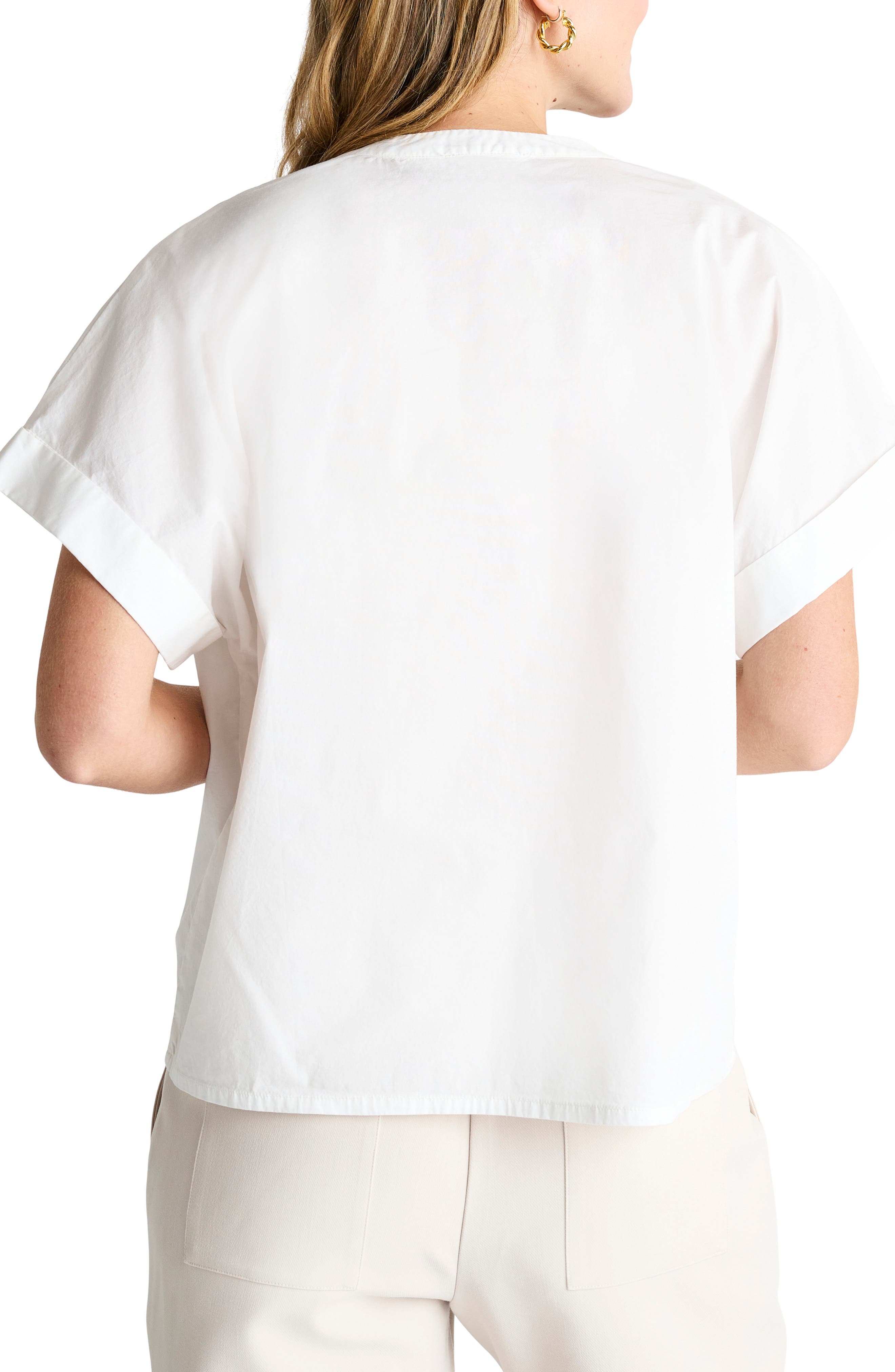 Splendid Christine Split Neck Top (Women) | Nordstromrack
