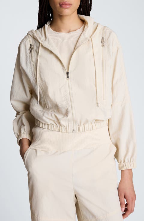 Zip Shoulder Hoodie