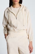 Kenneth Cole Zip Shoulder Hoodie