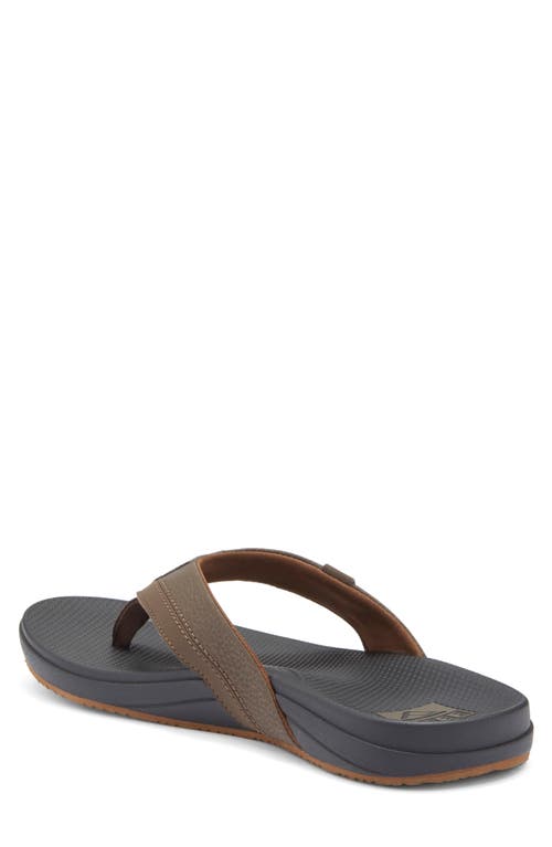 Reef Cushion Spring 2.0 Flip Flop In Brown/black