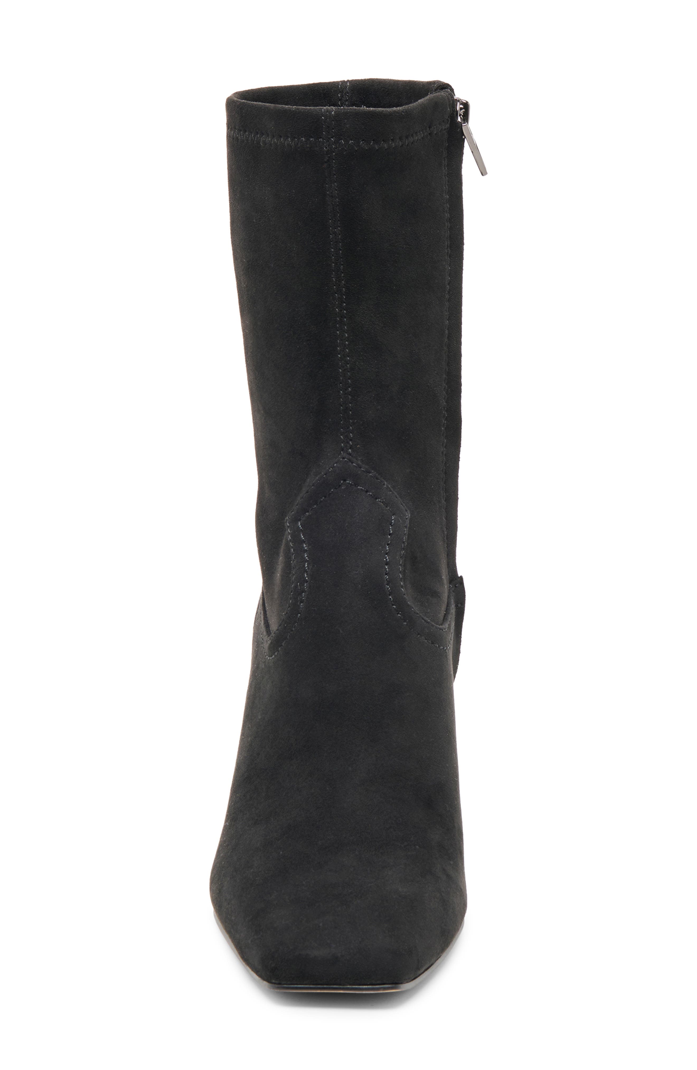 Dolce Vita Roan Block Heel Bootie, Alternate, color, Onyx Stella Suede