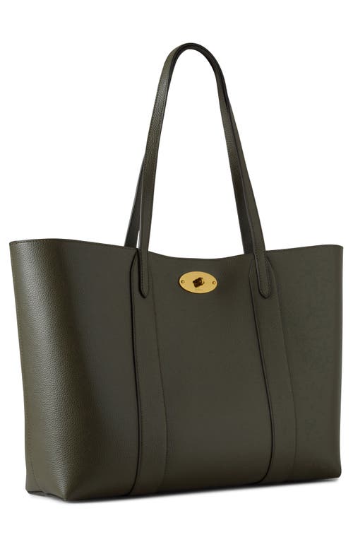 Mulberry Small Leather Bayswater Tote Bag In Green