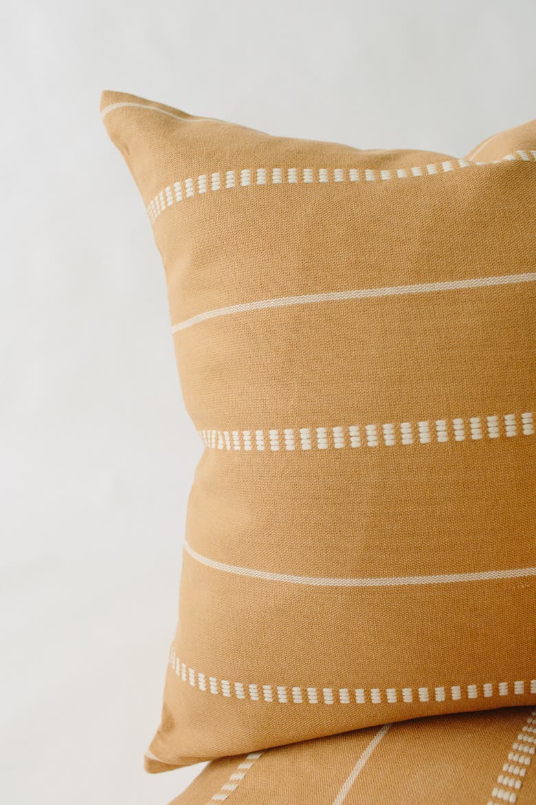 Brocade Pillow, Alternate, color, Rust