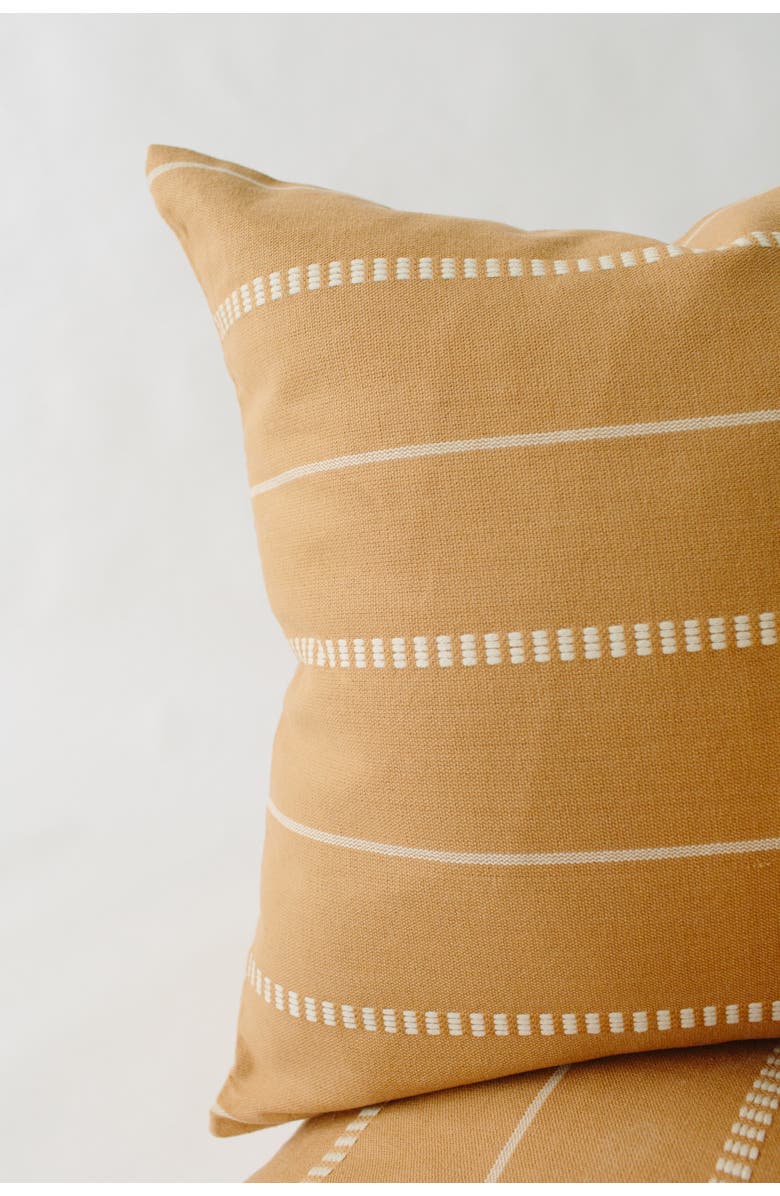 Loom Imports Brocade Lumbar Pillow, Alternate, color, Rust