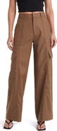 AG x EmRata Amia Wide Leg Wool Cargo Pants